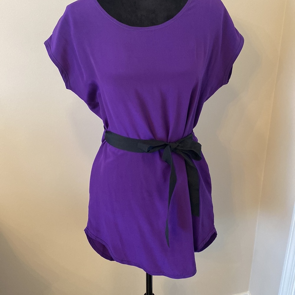 Purple Silk Tunic